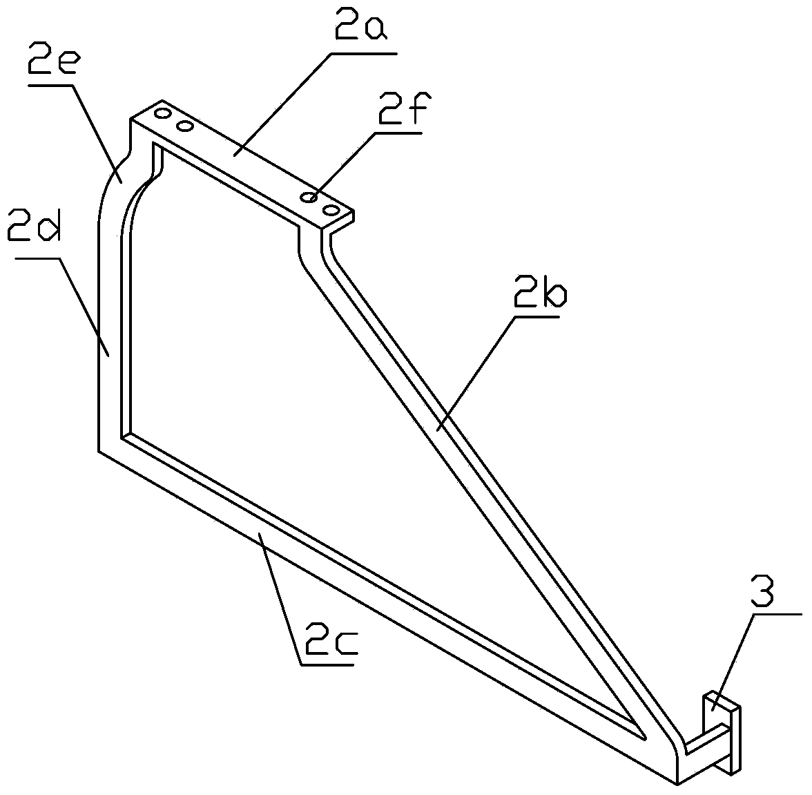 Derailment detection device and detection method based on saddle positioning