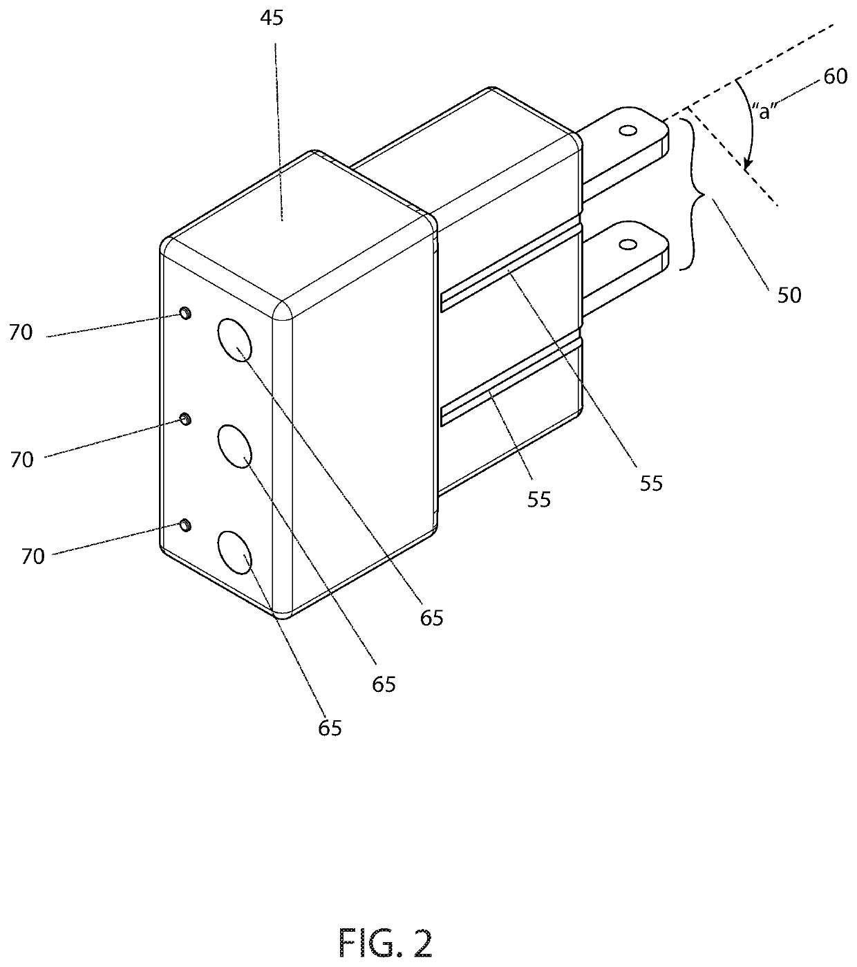 Charging device for cellular phone