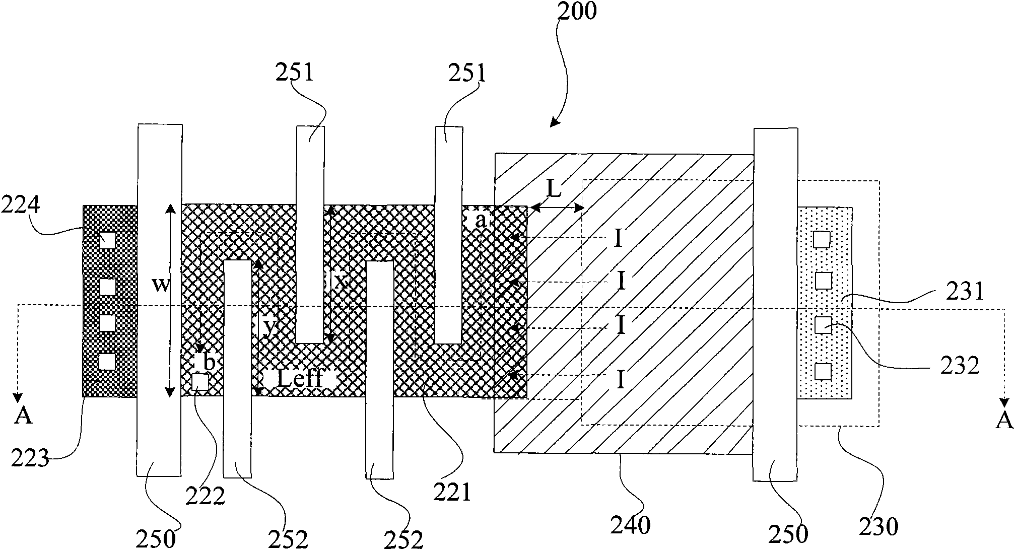 LDMOS ESD(Laterally Diffused Metal Oxide Semiconductor Electro-Static Discharge) structure