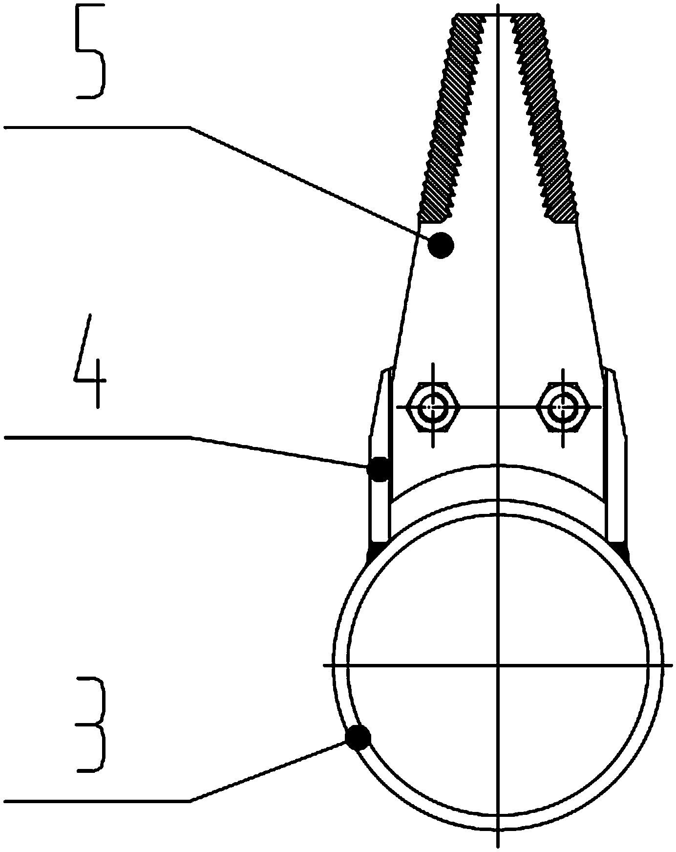 Shredding cutter shaft with air drafting effect