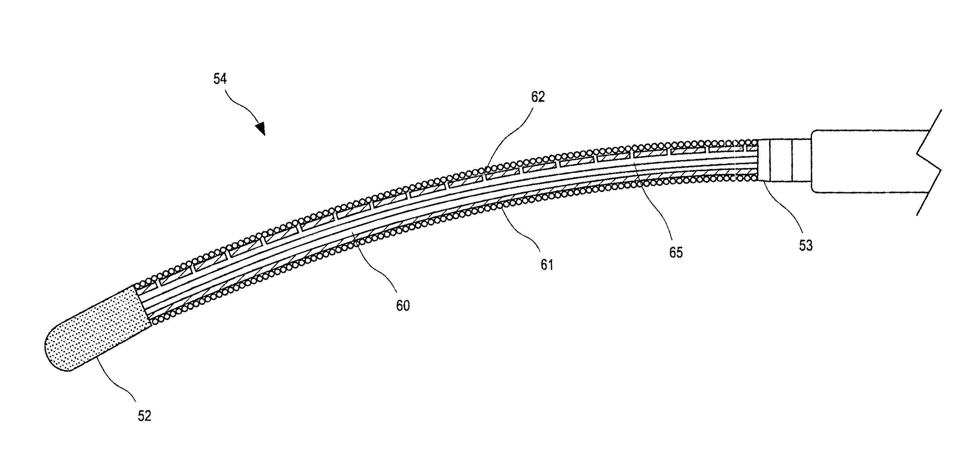 Ablation catheter with cooled linear electrode