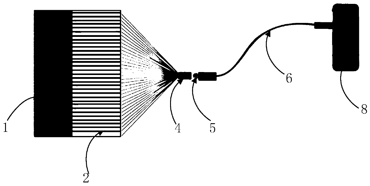 Optical fiber woven mesh