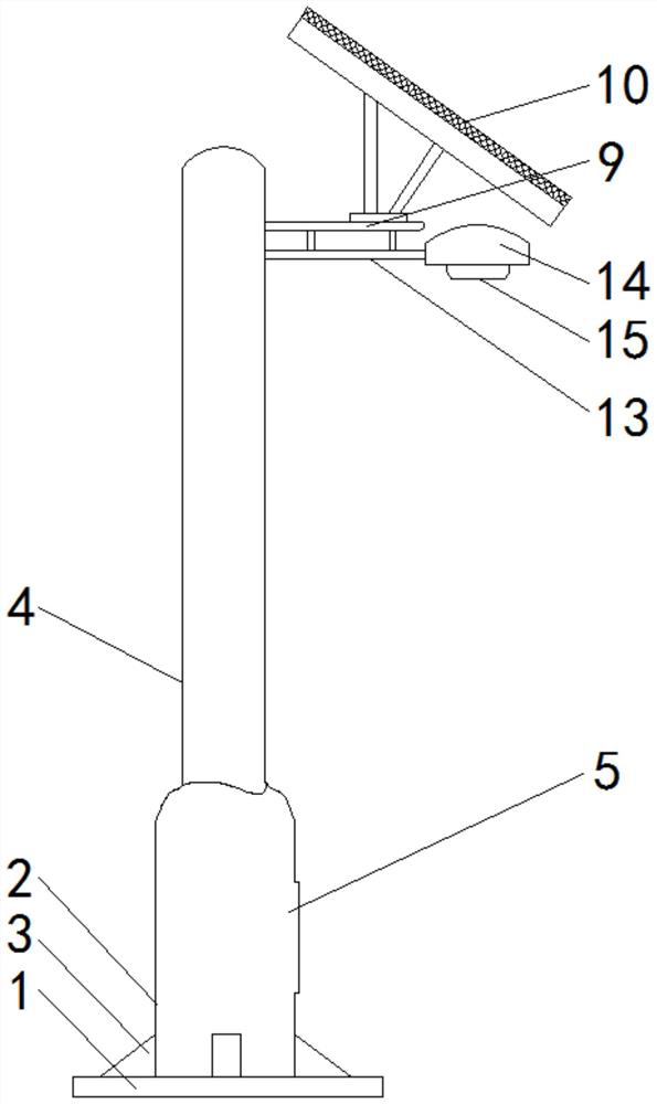 Solar street lamp convenient to maintain