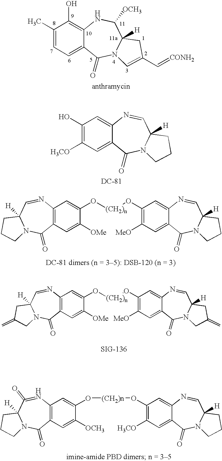 Process for preparing pyrrolo[2, 1-c] [1,4] benzodiazepine hybrids
