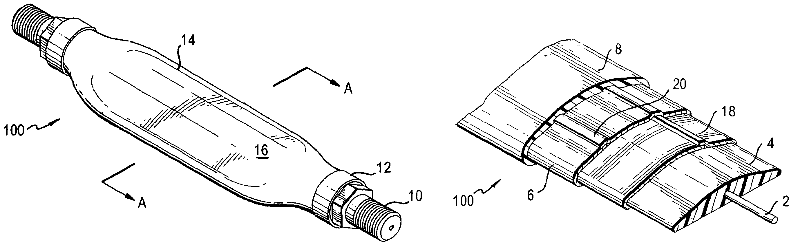 Coaxial cable jumper device