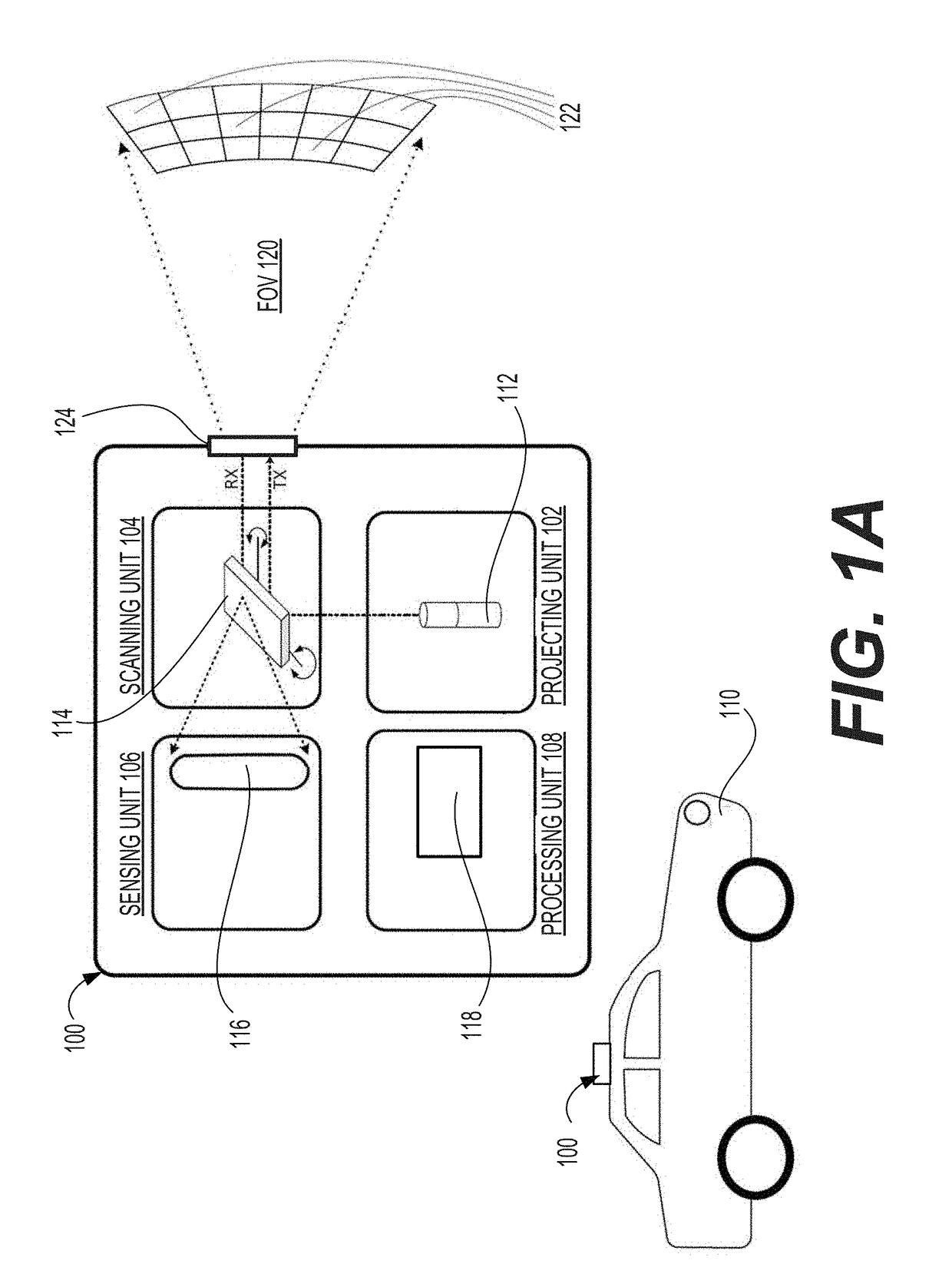 Detector-array based scanning lidar