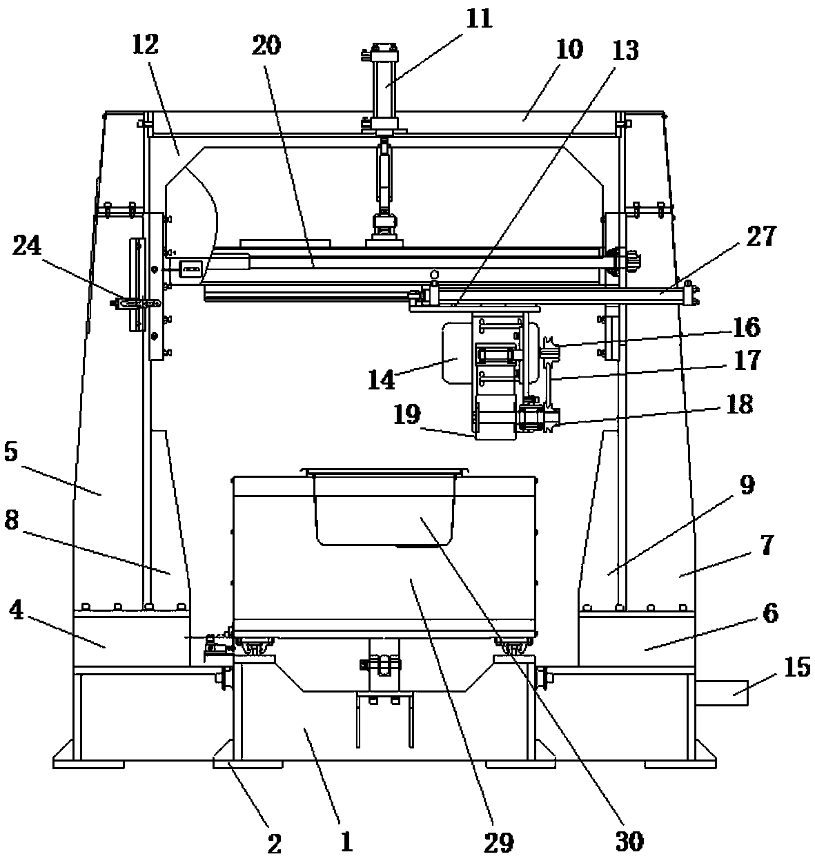 A polishing device for bearing processing