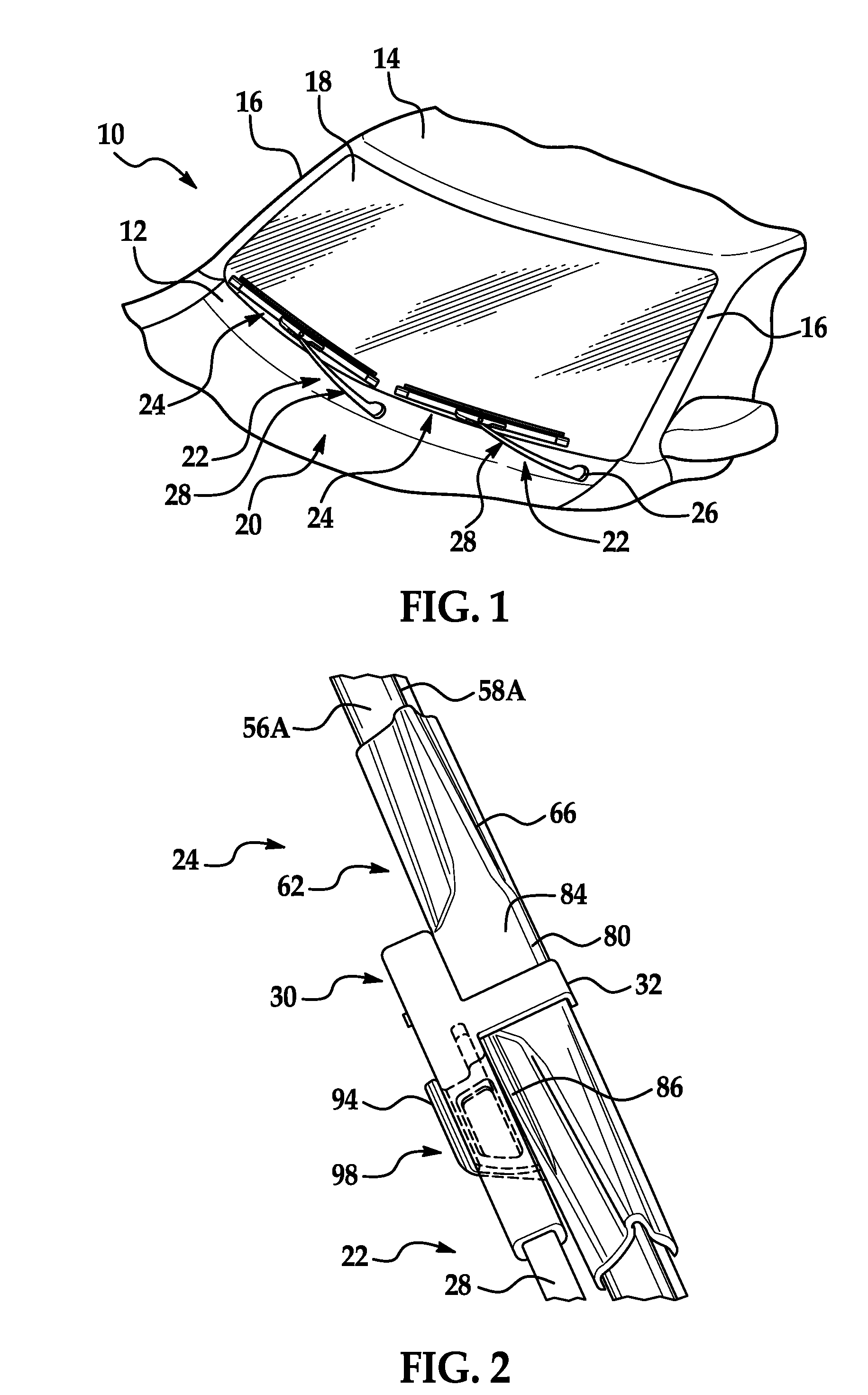 Wiper assembly having side-saddle coupler