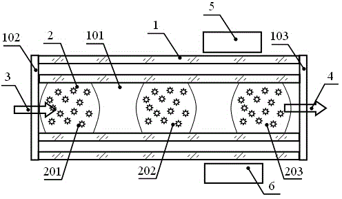 Beam converter based on electrorheological effect