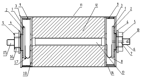 End surface welding cylindrical lithium battery