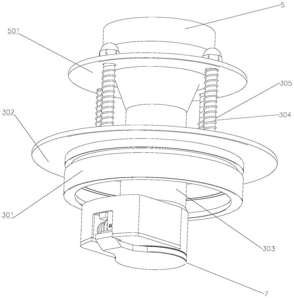 Dust raising prevention powder funnel