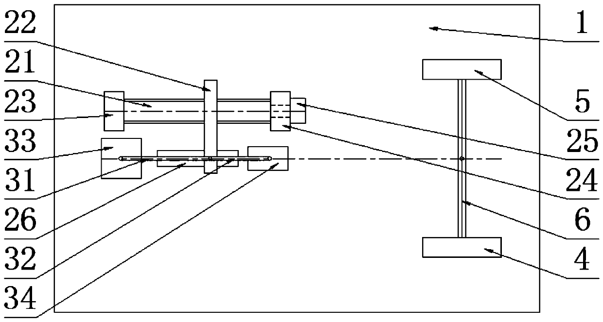 A connecting rod type stair climbing wheelchair