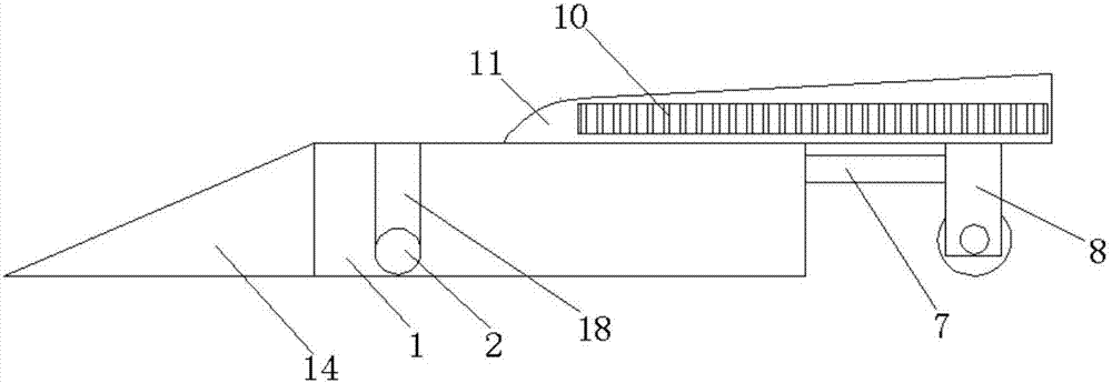 Service rack with adjustable dimension