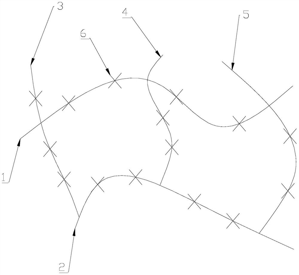 Path restoration method and system in portal detection form