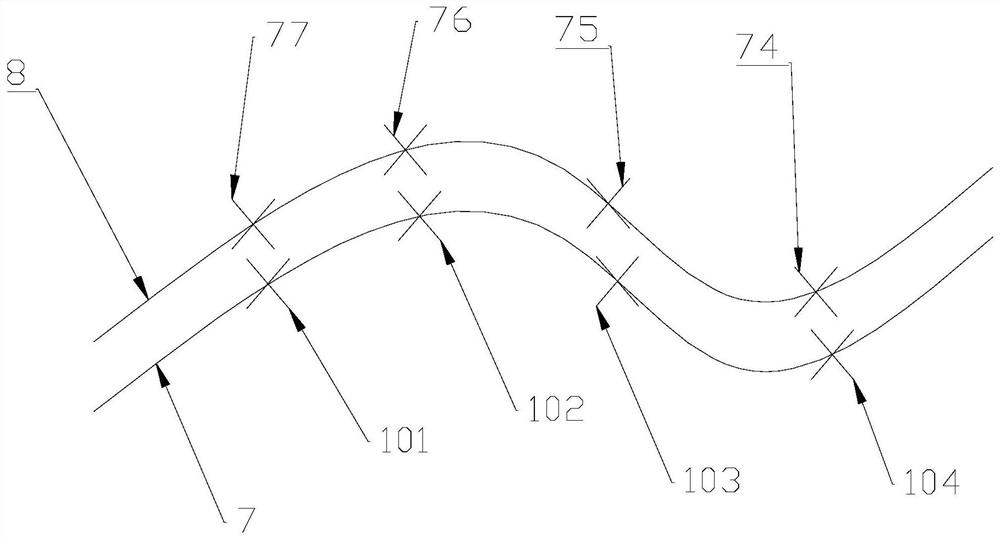 Path restoration method and system in portal detection form