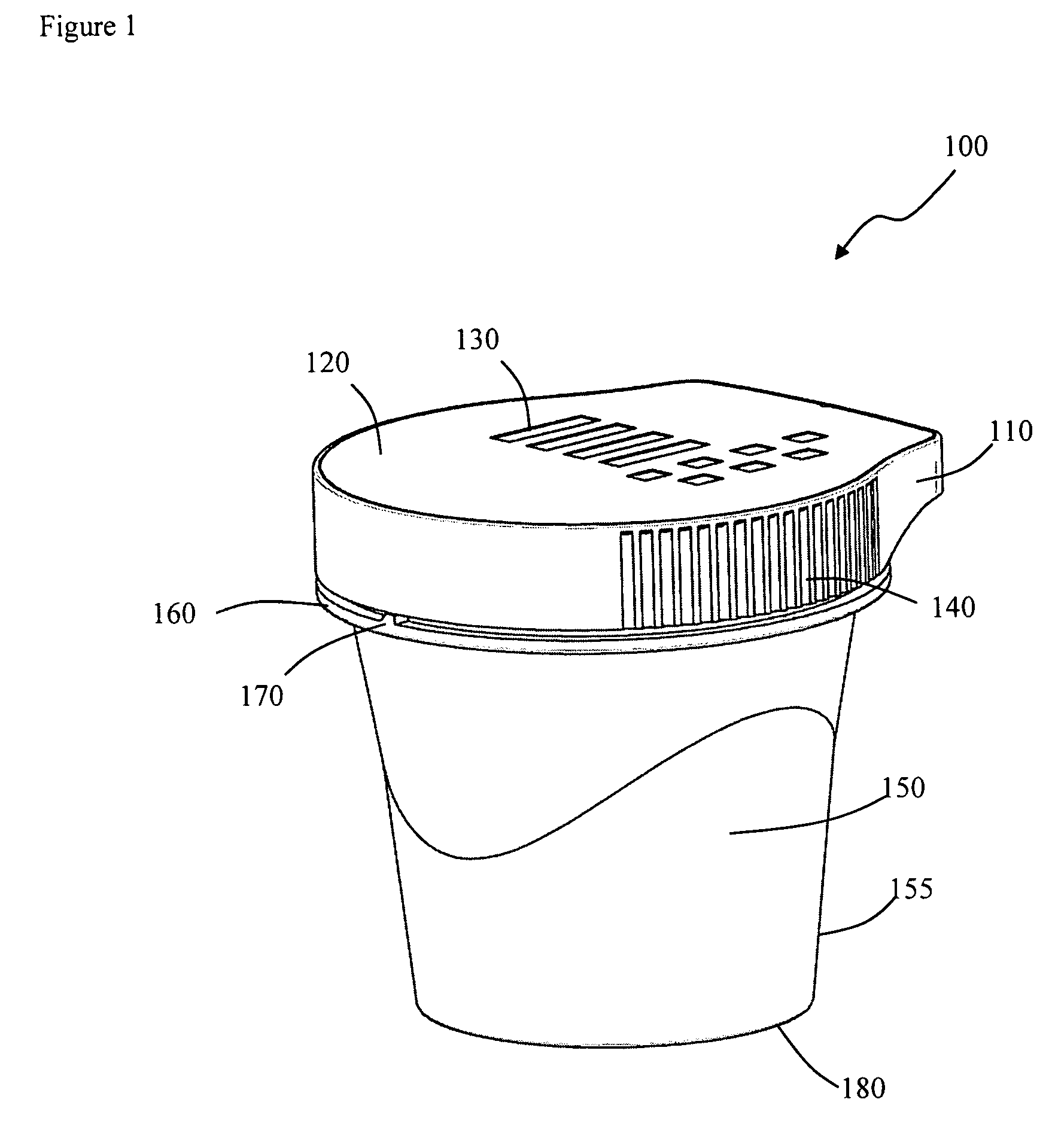 Sample collection cup with integrated sample analysis system