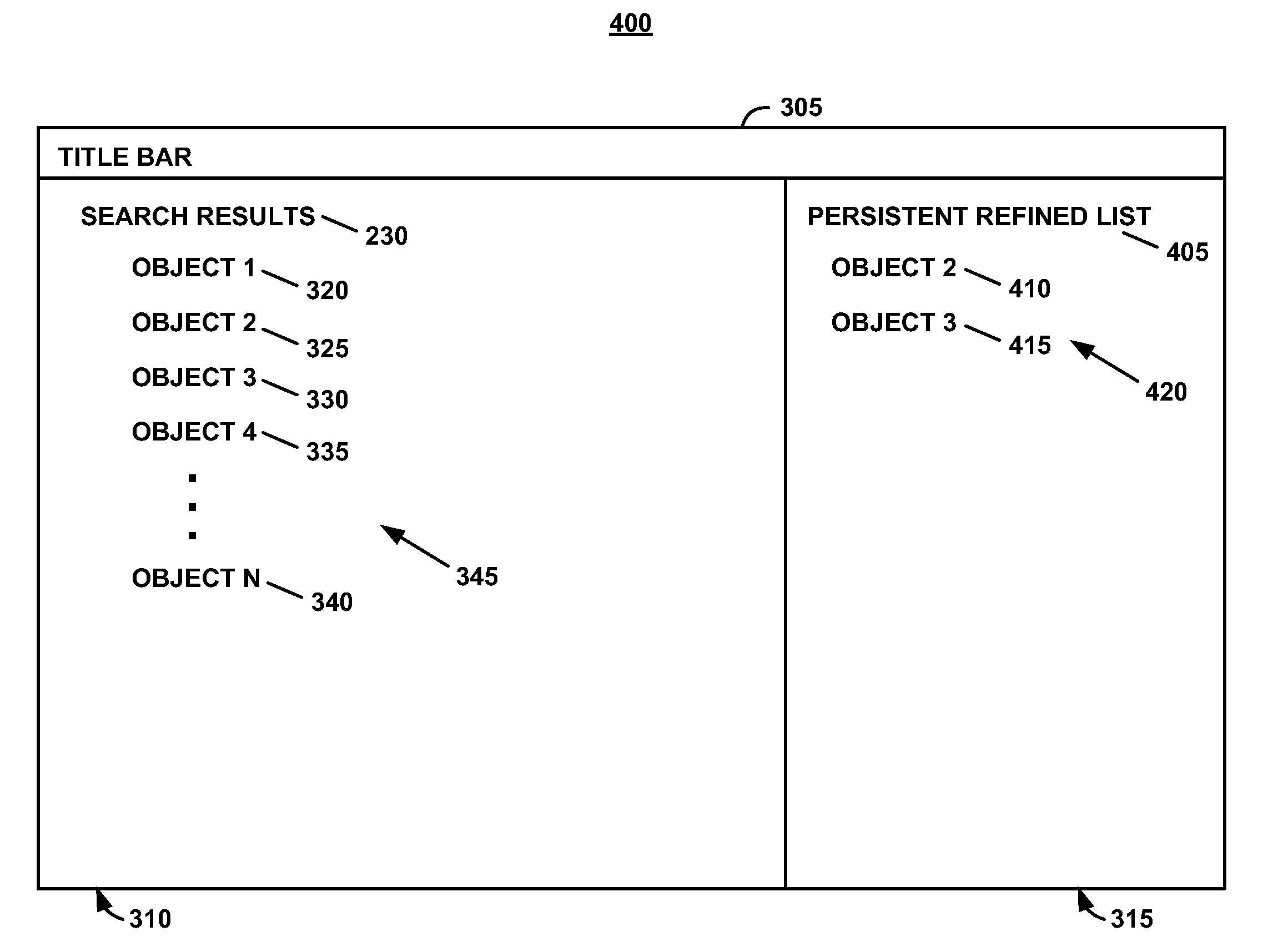 System and Method for Providing Persistent Refined Intermediate Results Selected from Dynamic Iterative Filtering