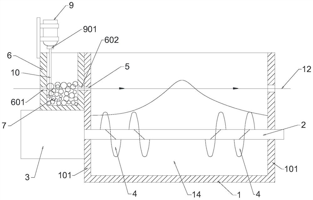 Electric wire and cable powder coating device