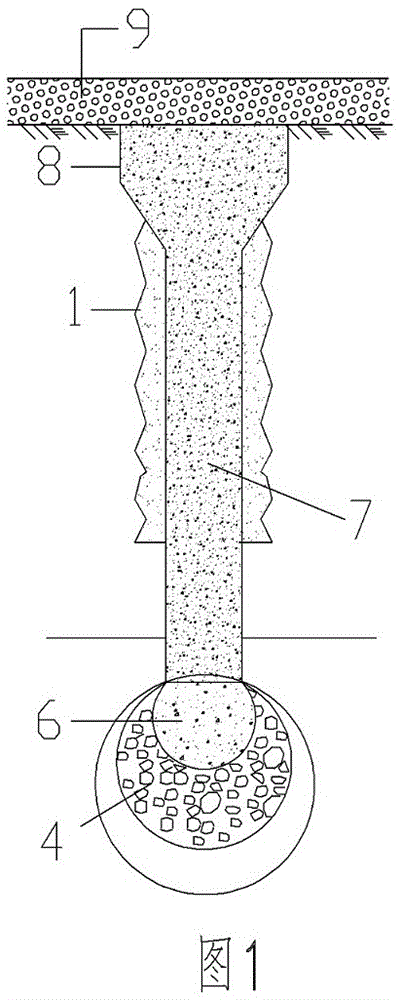 Composite foundation and construction method thereof