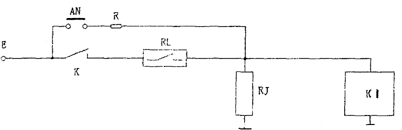 Safe energy-saving partial voltage electricity-borrowing switch