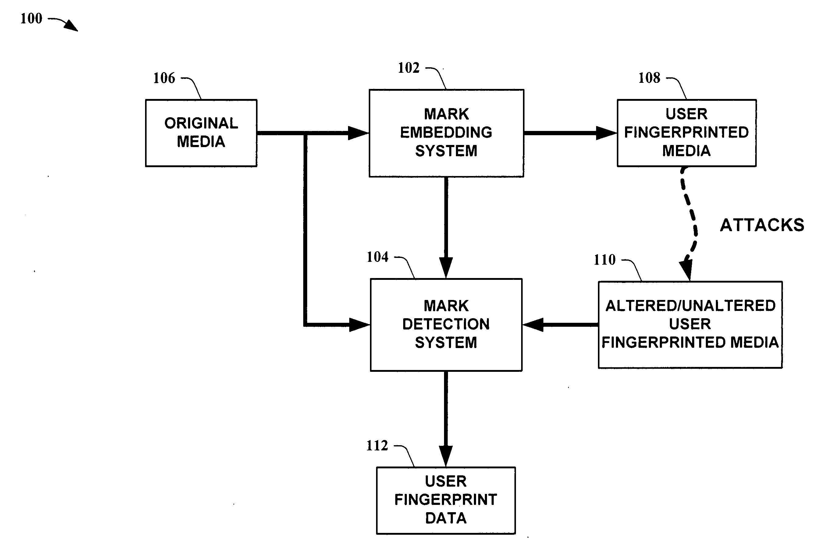 Systems and methods for embedding media forensic identification markings