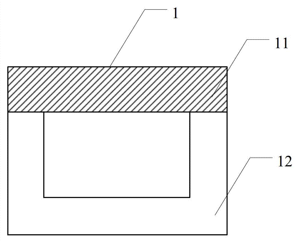 Composite magnetic core structure and magnetic element