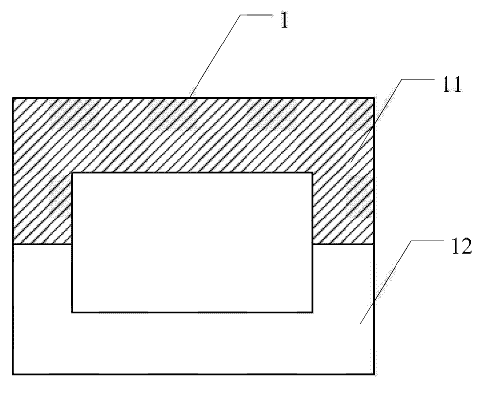 Composite magnetic core structure and magnetic element