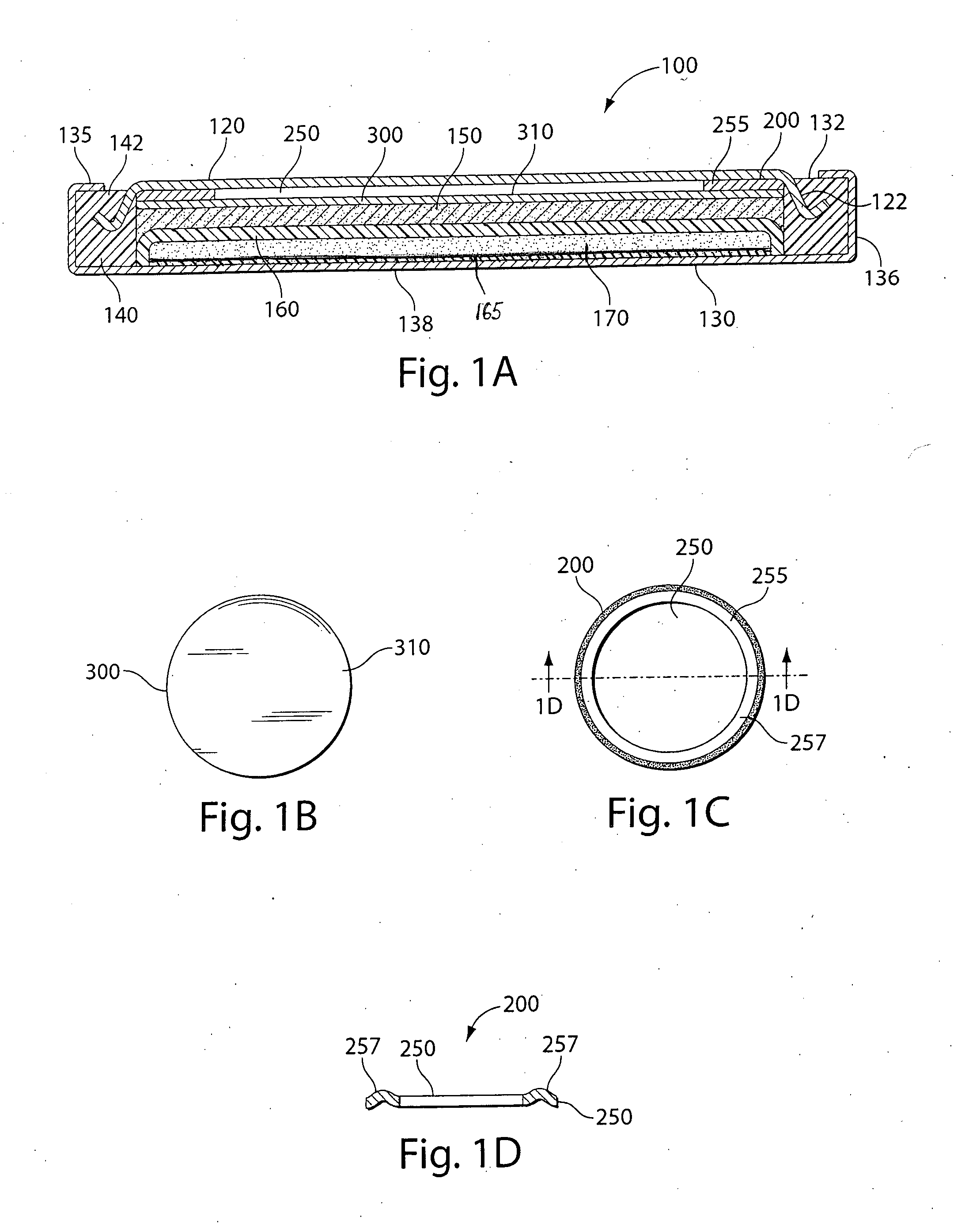 Lithium cell with cathode including iron disulfide and iron sulfide