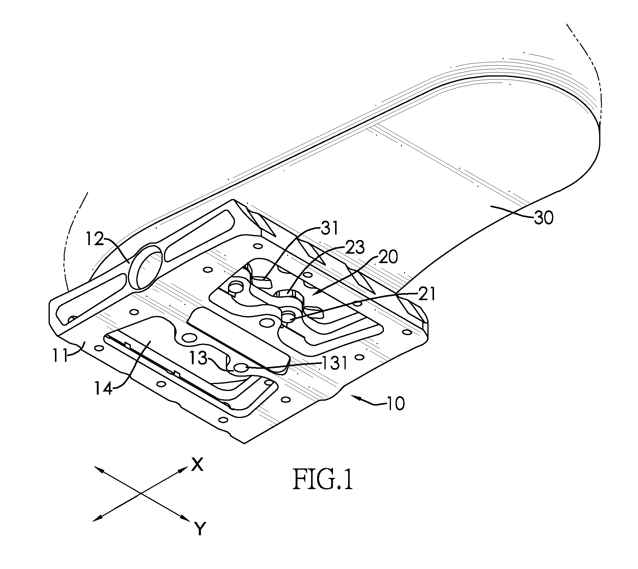 Shoe positioning device of a bicycle