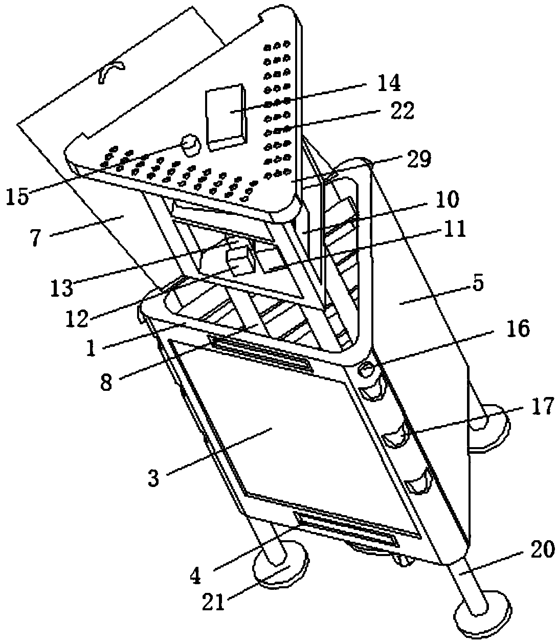 Automatic control information technology knowledge display device