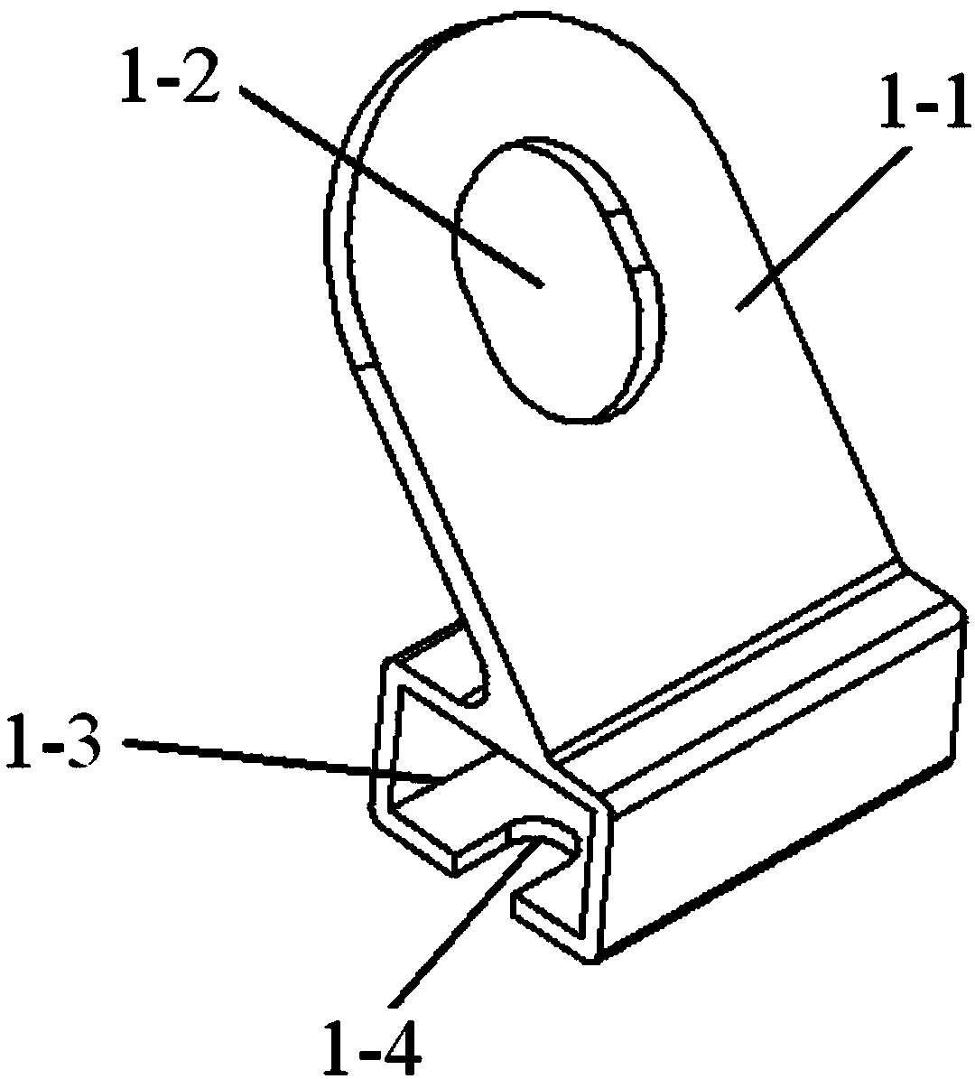 Hanging ear quick installation device and method