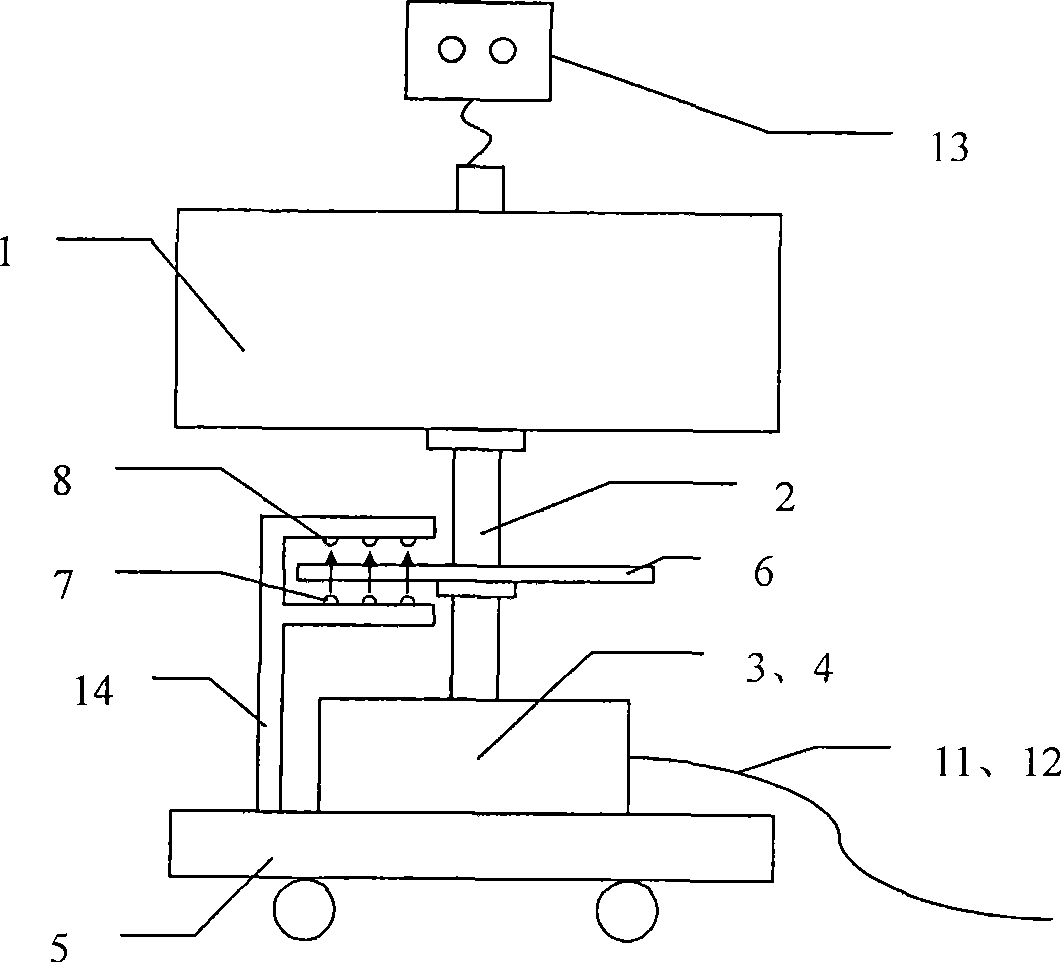 Automatic feeding device for mixed flow assembly line