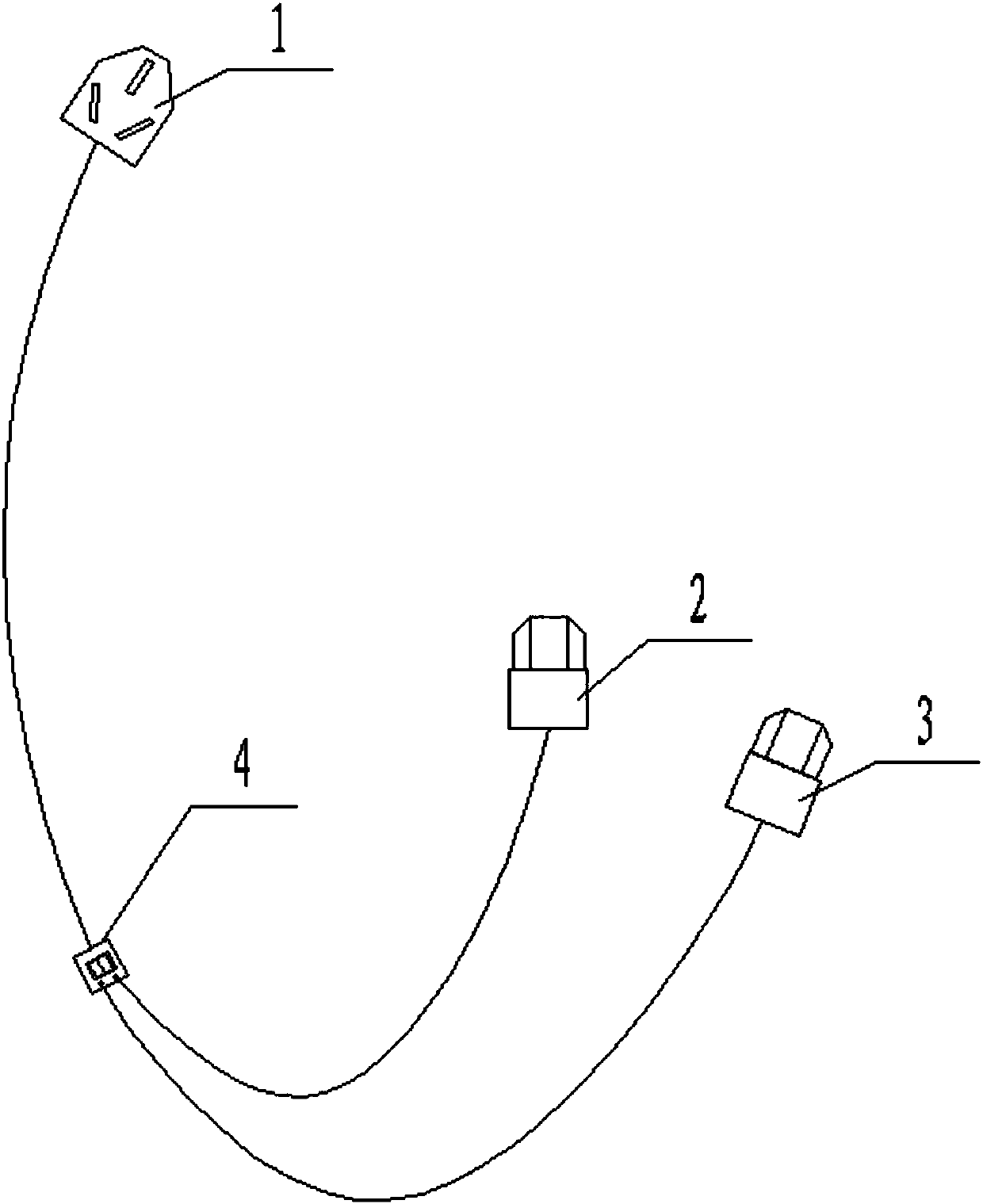 Computer power supply line