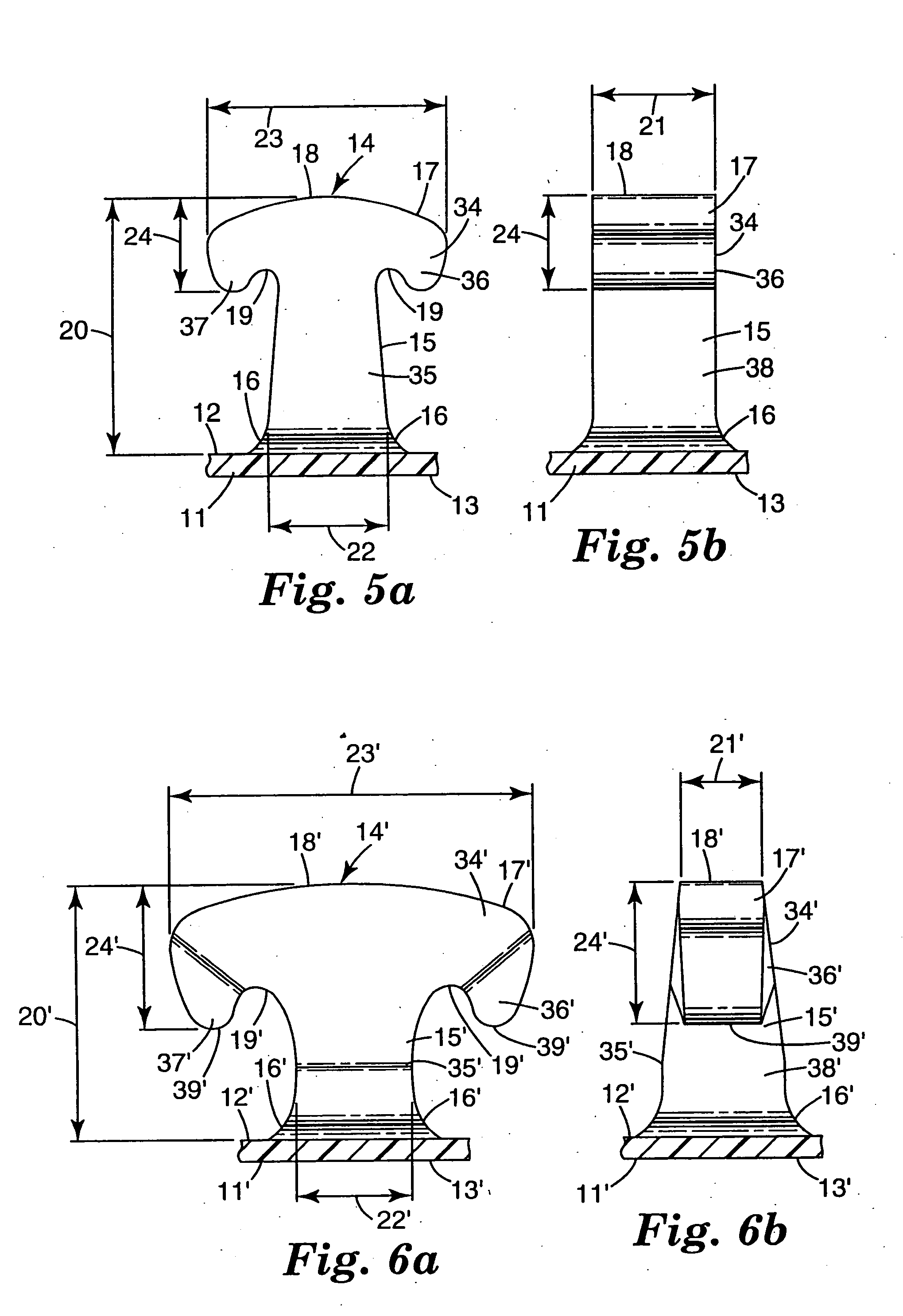 Heat treated profile extruded hook