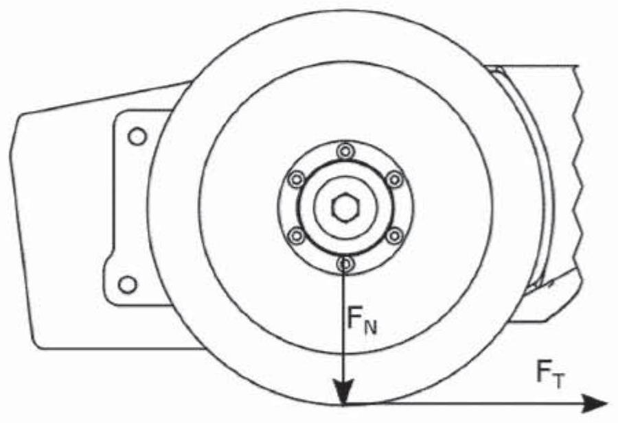 Mobile robot with adjustable traction counterweight