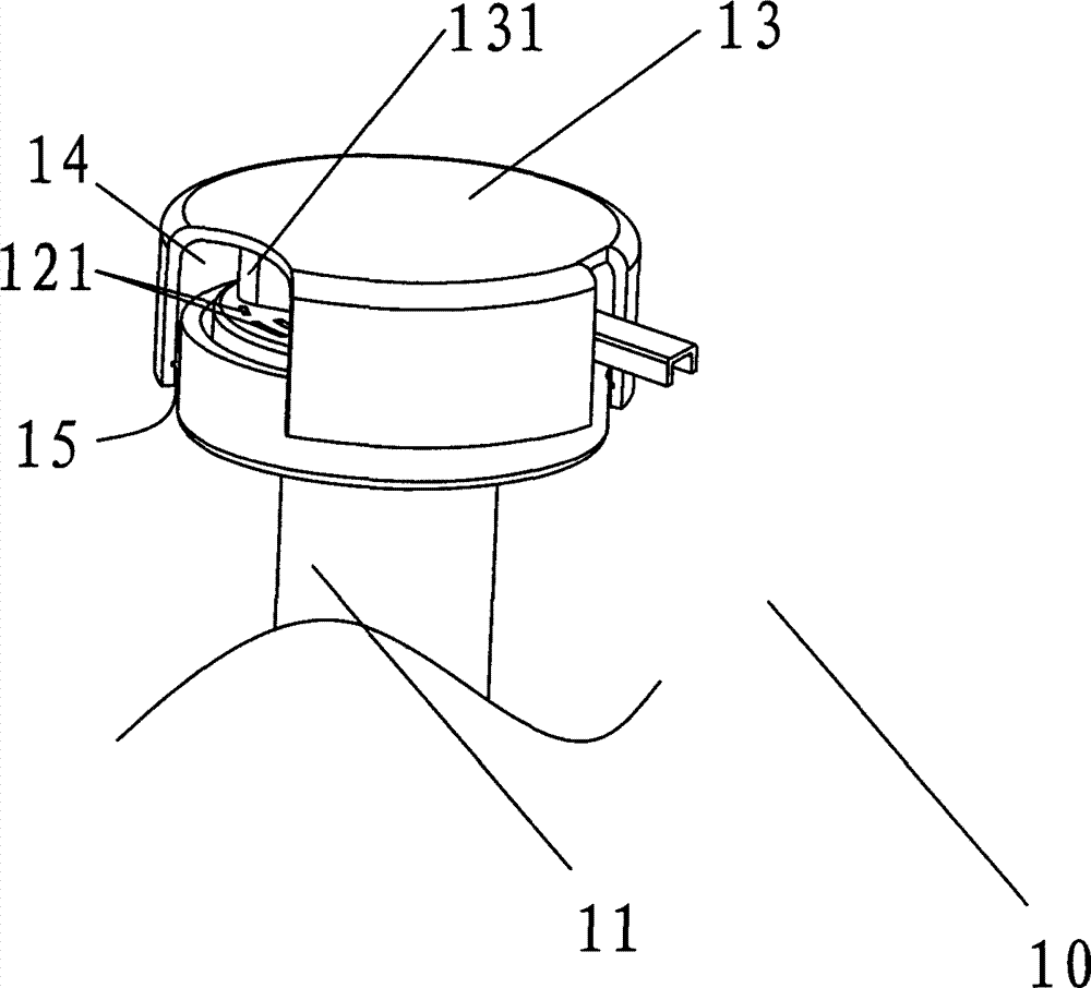 Water inlet valve of double outlet water tank