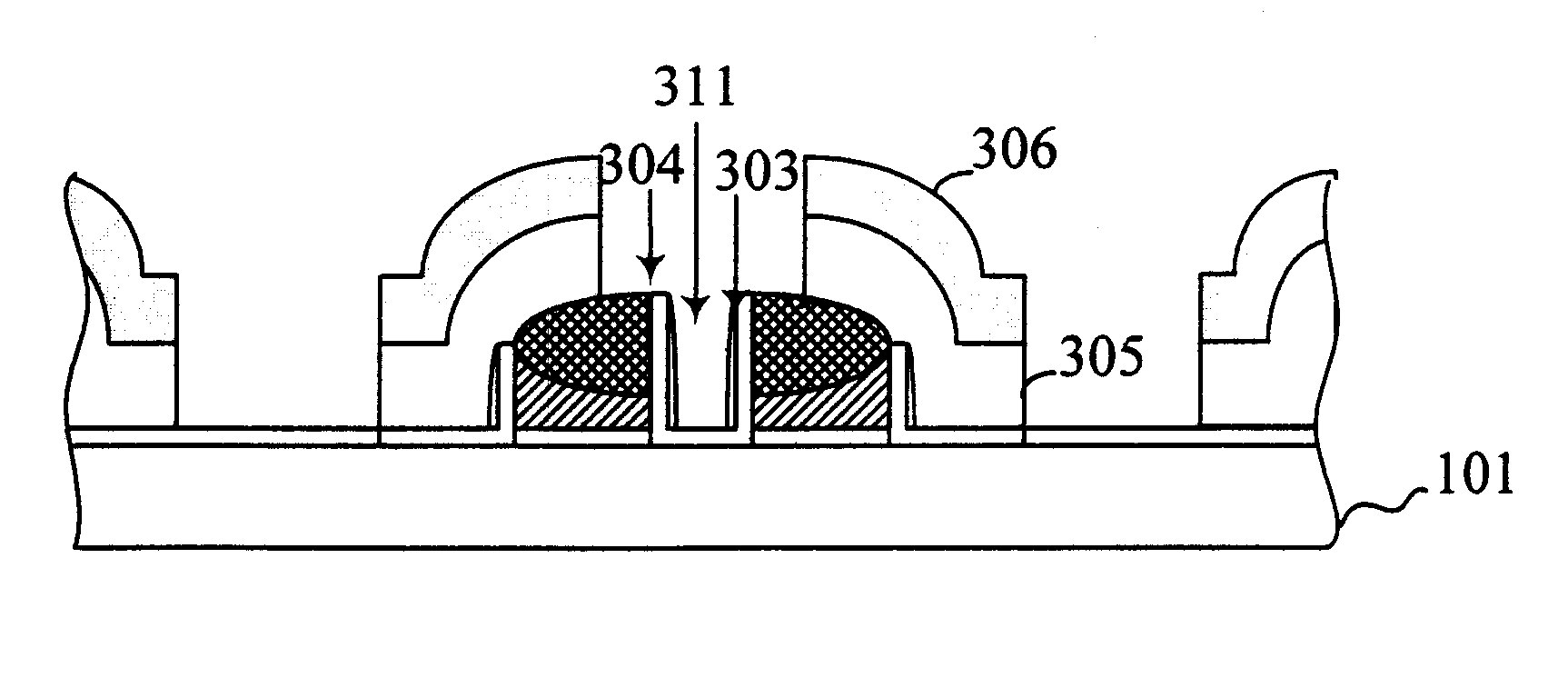 Manufacturing method of a gate-split flash memory