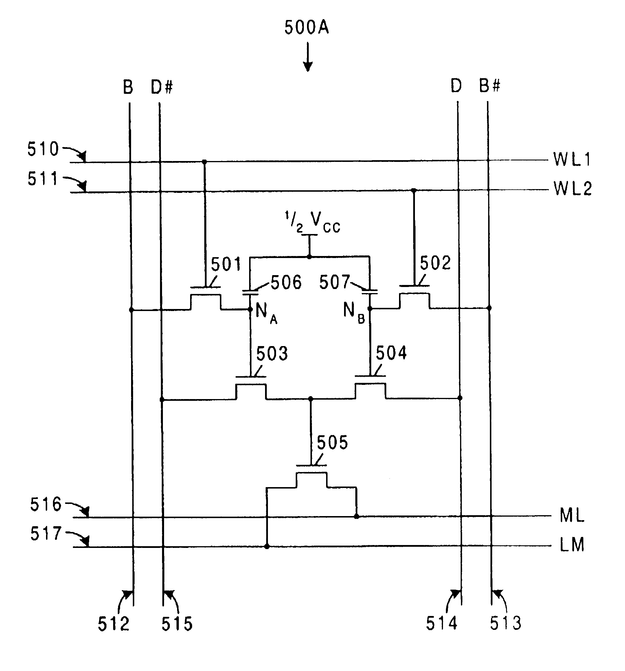 CAM arrays having CAM cells therein with match line and low match line connections and methods of operating same
