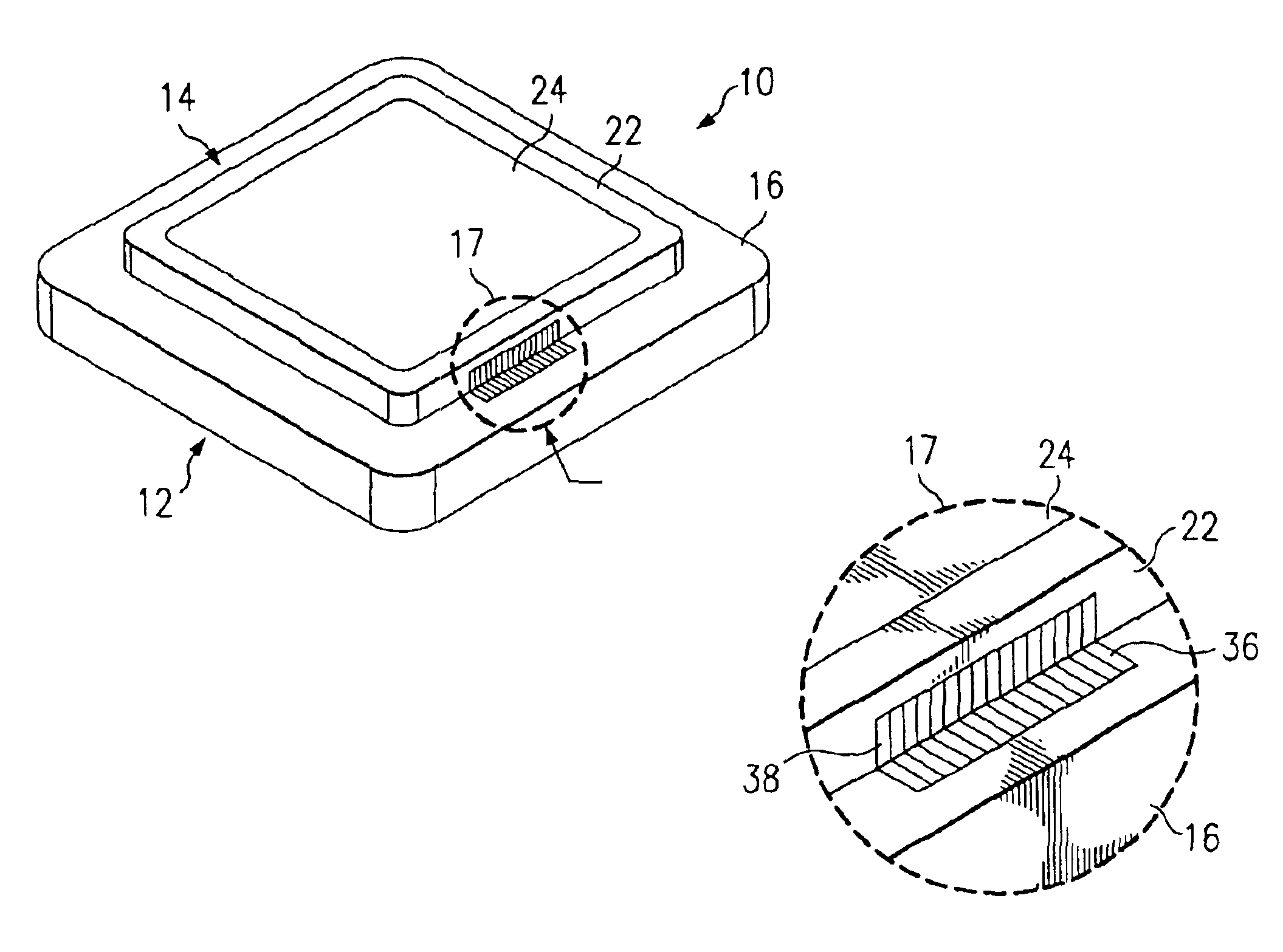 Method for constructing a photomask assembly using an encoded mark