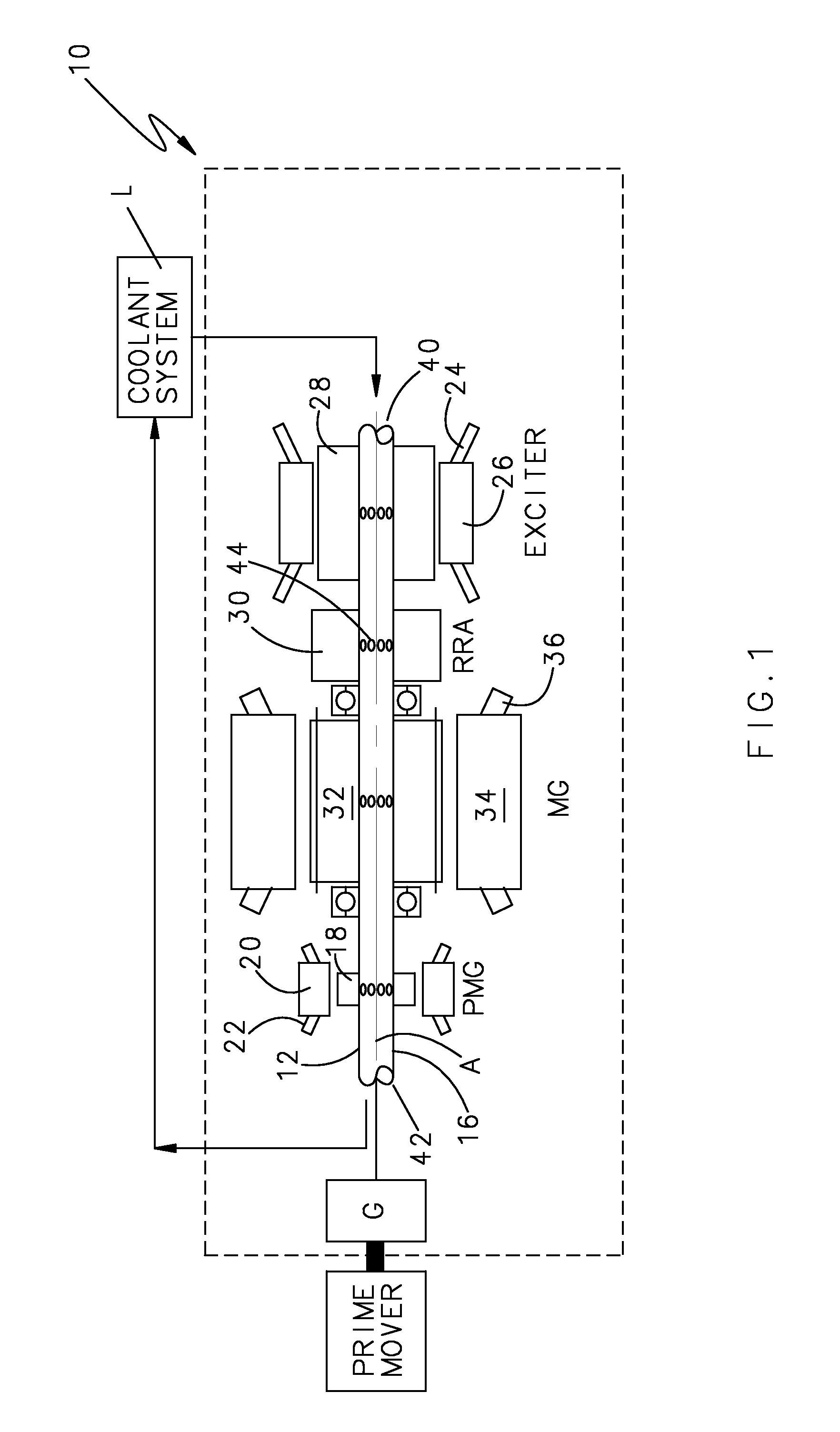 Rotor cooling system for synchronous machines with conductive sleeve
