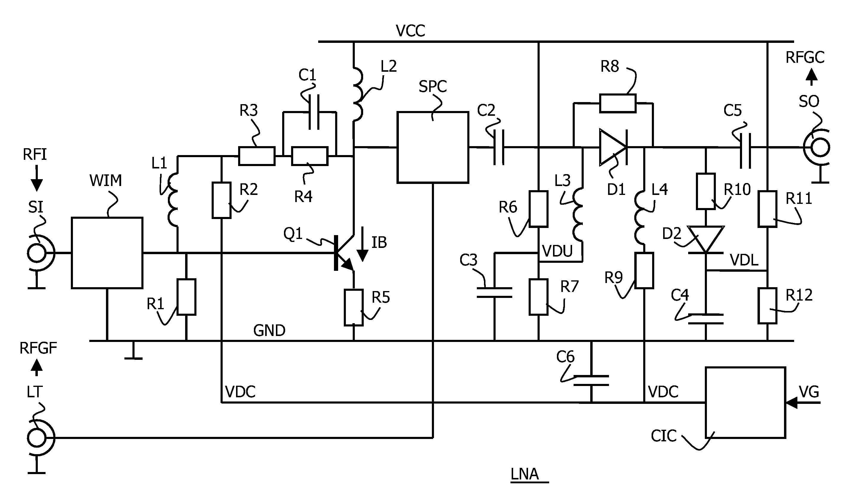 Receiver having a gain-controllable input stage