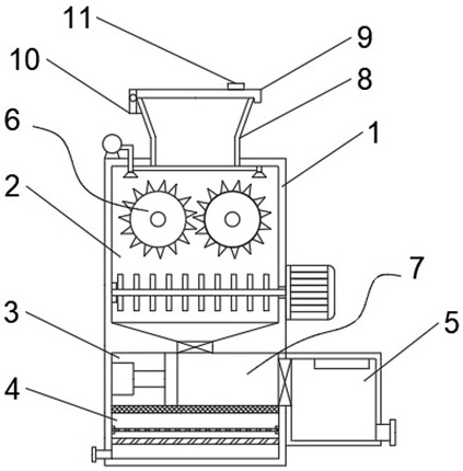 Garbage disposal device provided with protection and anti-splashing mechanism