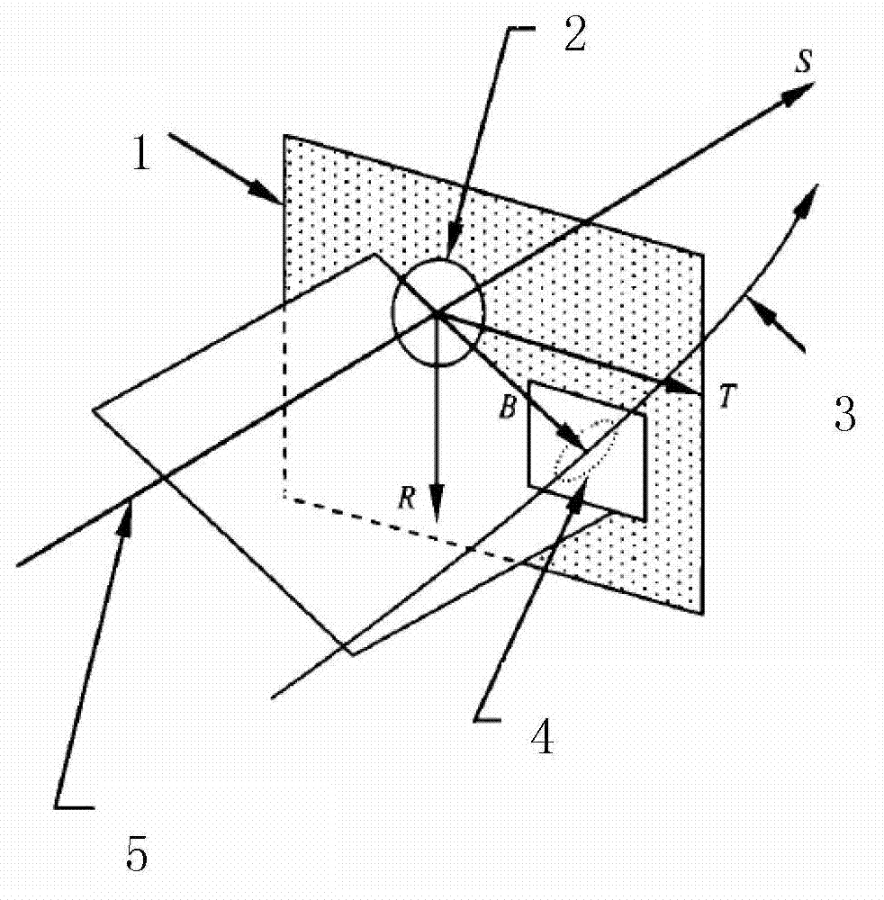 Track design method of deep space probe and based on differential modification