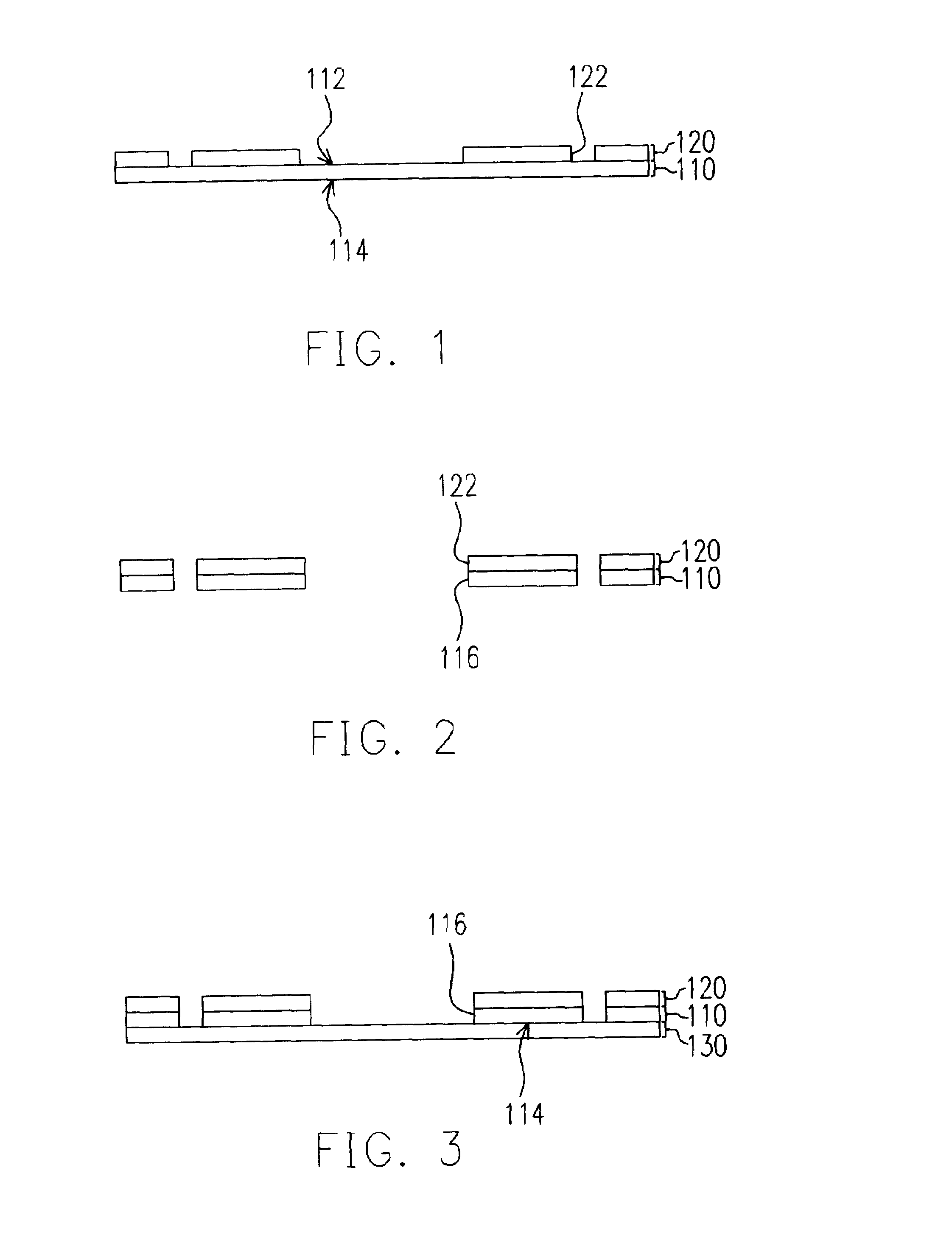 Process and structure for semiconductor package