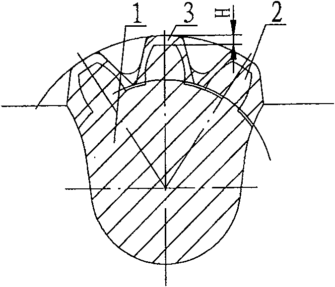 Method for producing upper gear tooth of steering arm shaft of automotive power steering gear