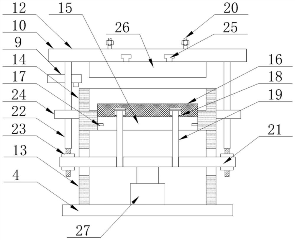 Pressure forming device for automatic graphene production