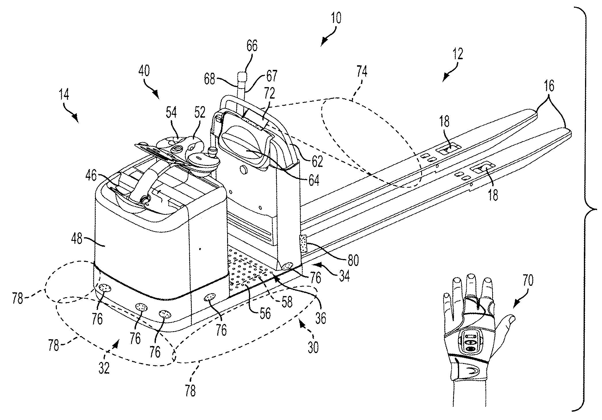 Systems and methods of remotely controlling a materials handling vehicle