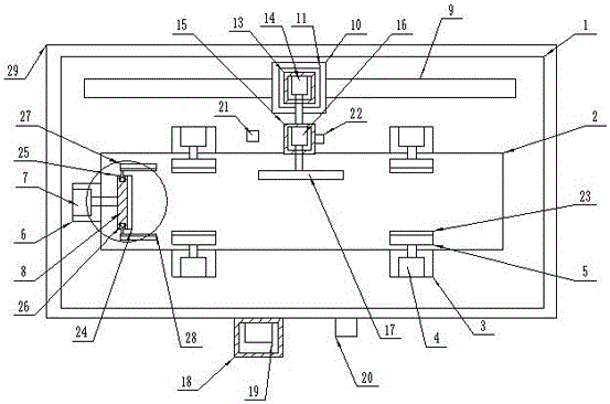 Processing device for wood notches of furniture