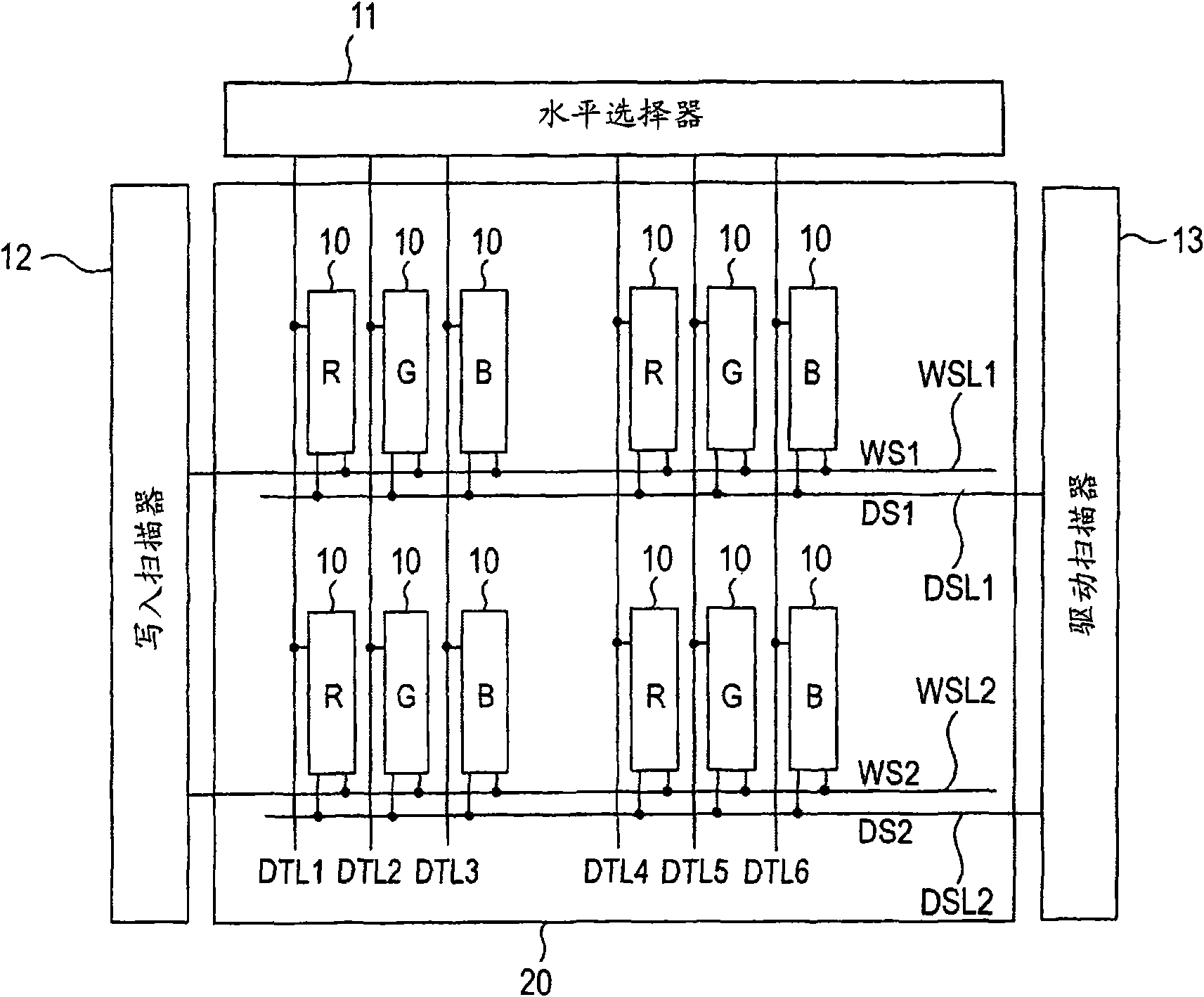 Display device and display drive method