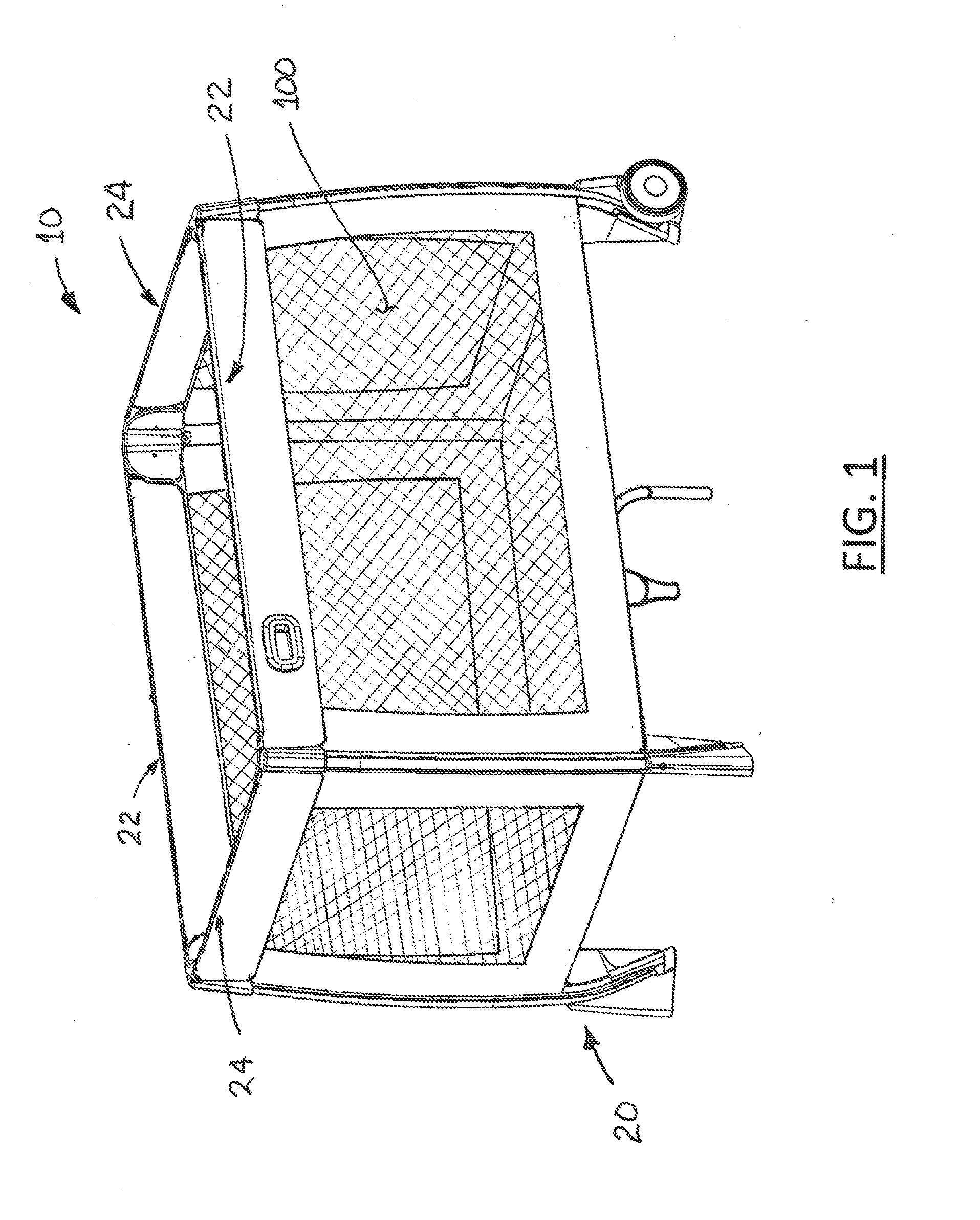 Bi-axially collapsible frame for a bassinet
